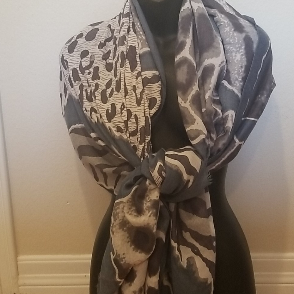 Fall COLLECTION  Slate blue oversized wrap.